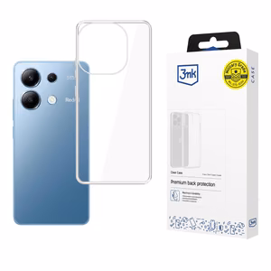 3mk Clear Case Suojakuori Xiaomi Redmi Note 13 4G:lle - läpinäkyvä