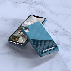 Nordic Elements Saeson Freja suojakuori laitteelle iPhone XR, petrolinsininen