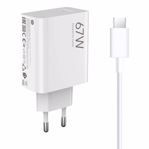 Laturi Xiaomi HyperCharge Combo 67W USB-A valkoinen BHR9465EU