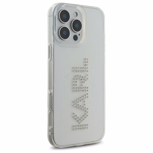 Karl Lagerfeld KLHCP16XHKLSTDCT iPhone 16 Pro Max 6.9" Läpinäkyvä Kova Suojakuori IML Rhinestones Logo