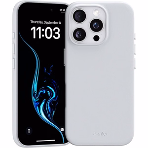 Benks Magneettinen Vita Pro silikoninen suojakuori iPhone 16 Pro Max:lle harmaa