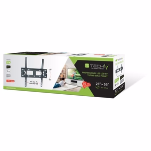 Techly 23-55" seinäkiinnike LED LCD TV:lle kallistettava ICA-PLB 131M