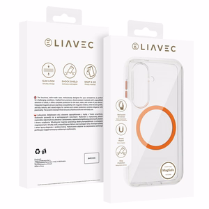 Liavec Pure Case for Samsung Galaxy S26 Plus orange