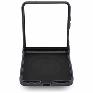 Ruskea Guess 4G Classic MagSafe -suojakuori Samsung Galaxy Z Flip8 -puhelimelle