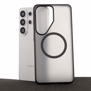 Liavec Soft Case Metal Frame Samsung Galaxy S26 Ultra Musta