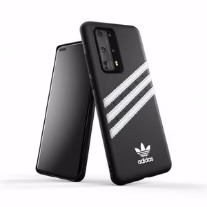Adidas OR Moulded PU Suojakuori Huawei P40:lle - musta ja valkoinen