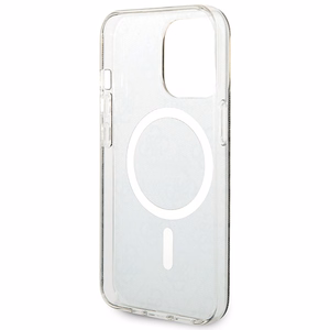 Set Guess GUBPP13LH4EACSW suojakuori + laturi iPhone 13 Pro ruskea/ruskea kova suojakuori 4G Print MagSafe