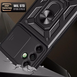 Tech-Protect CamShield Pro Suojakuori Samsung Galaxy A17 4G / 5G:lle - Musta