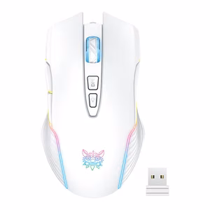 Onikuma CW905 White Wireless Gaming Mouse