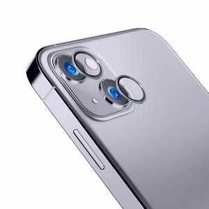 Kameran lasi iPhone 14 9H 3mk objektiivin suojaus Pro-sarjan objektiiville - violetti