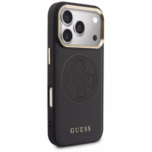 Guess Perforated 4G MagSafe Suojakuori iPhone 17 Pro:lle - Musta