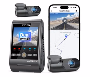 Viofo A229 Plus 3CH-G – 3-kanavainen GPS-kojelautakamera