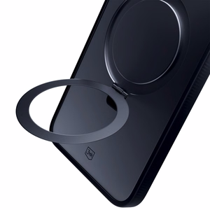 3mk Smoke Case Mag&Stand Suojakuori Apple iPhone 14 Plus:lle - musta