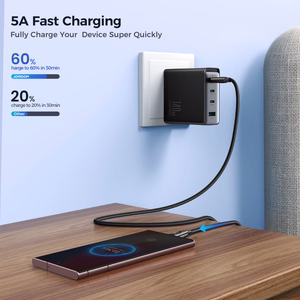 Joyroom Pioneer Series SA31-CC5 USB-C / USB-C 240W Kaapeli 1,2 m - musta