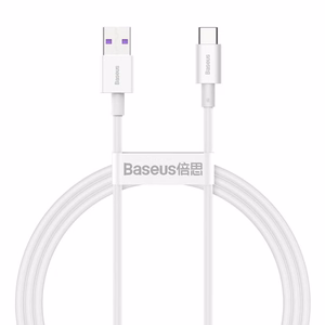 USB-kaapeli Baseus Superior USB - Type-C 66W 2,0m valkoinen CATYS-A02