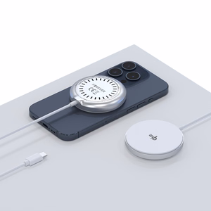 Forever MAWC-300 magnetic wireless charger Qi2 15W silver