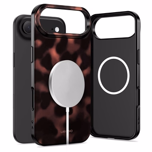 Tech-Protect Lamano MagSafe Case for iPhone Air - Black and Red