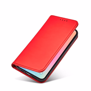Magneettikorttikotelo iPhone 13 Pro Kotelo kortti lompakko kortinhaltija Punainen