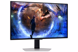 Samsung G60SD tietokonenäyttö 68.6 cm (27") 2560 x 1440 pikseliä Quad HD OLED, hopeinen