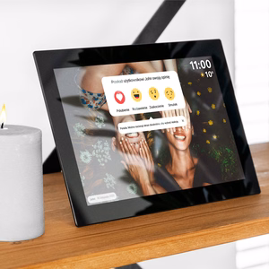 Kruger&Matz FRAMEO Wi-Fi -digitaalinen valokuvakehys, 10,1 tuumaa, musta