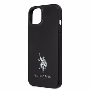 US Polo USHCP13SUMHK iPhone 13 mini 5.4" musta/musta kovakotelo Hevoset Logo