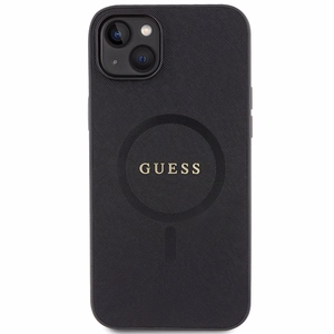 Guess GUHMP15MPSAHMCK iPhone 15 Plus 6,7 musta/musta kovakuori Saffiano MagSafe