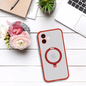 Tel Protect Magical Magsafe Stand Suojakuori iPhone 12:lle punainen