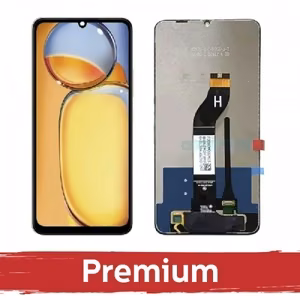 LCD-näyttö yhteensopiva Xiaomi Redmi 13C 4G / Redmi 13C 5G / Poco C65 musta OEM