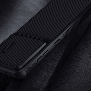 Nillkin Synthetic Fiber S suojakuori Samsung Galaxy S23+:lle kameransuojalla musta