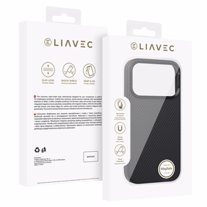 Liavec Carbon Core Suojakuori iPhone 17 Pro Max:lle