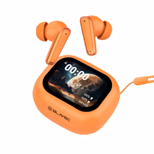 Blavec Bluetooth TWS Kuulokkeet BW-07 Live LCD-näytöllä (BW07L-O) oranssi