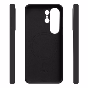 Etteri Silicone Mag -suojakuori Samsung Galaxy S26 Ultra musta