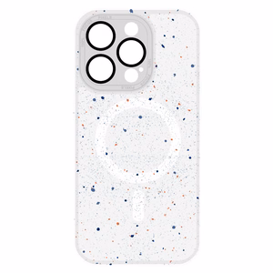 Tel Protect Magnetic Splash Frosted Case for Iphone 15 Plus White