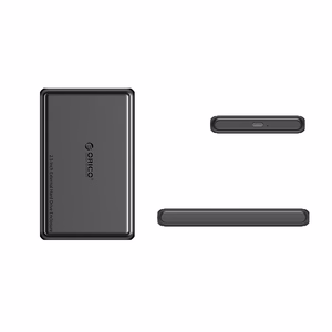 Orico DDL25-C3 2,5" HDD/SSD USB-C 5Gb/s -levykotelo - musta