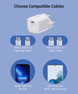Charger CHOETECH GaN USB Type-C: 30W, PD