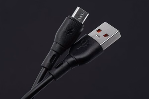 Kaapeli USB A - Micro USB Blue Star 2A ECO 1 m PJ68-23-2 musta
