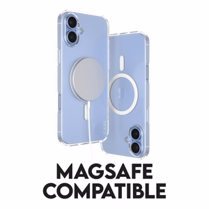 CARE by PanzerGlass Flagship -suojakuori iPhone 16 Plus 6.7' valkoinen/valkoinen MagSafe 1339