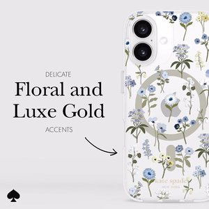Kate Spade New York Precious Bloom MagSafe case for Apple iPhone 16