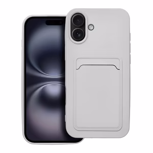Suojakuori iPhone 16 PLUS:lle Card Case valkoinen