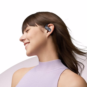 SHOKZ OpenFit Air kuulokemikrofoni langaton korvakoukulla puhelut/musiikki/urheilu/arkikäyttö Bluetooth musta