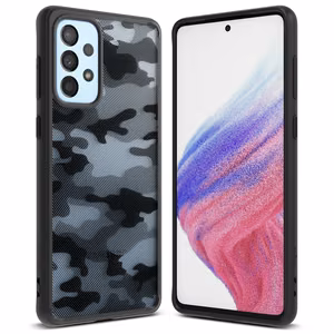 Ringke Fusion Fusion Matte tpu tapauksessa kehys Samsung Galaxy A73 musta musta