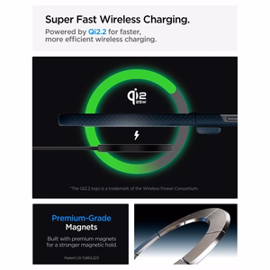 Spigen AirSkin Aramid MagFit MagSafe suojakuori mallille Samsung Galaxy Z Flip 8 – tummansininen