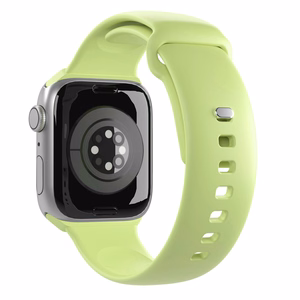 Puro ICON joustava ranneke Apple Watch 38 / 40 / 41 / 42 mm -kellolle, koot S/M ja M/L, Matcha Green -värinen