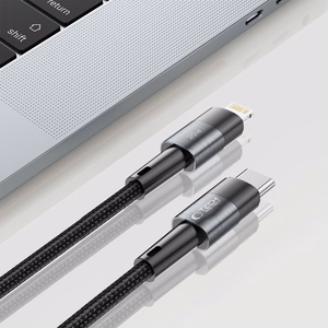 Tech-Protect UltraBoost Lightning / USB-C PD 20W 3A 2m kaapeli - harmaa