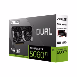 ASUS Dual -RTX5060TI-8G NVIDIA GeForce RTX 5060 Ti 8 GB GDDR7 Näytönohjain