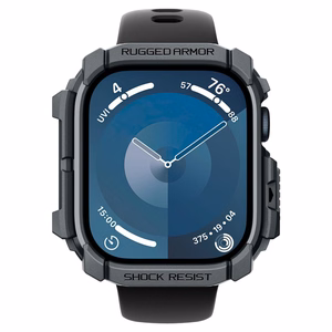 Spigen Rugged Armor Suojakuori Apple Watch 10 46mm - Harmaa