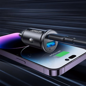 Car charger Joyroom JR-CCN05 USB-C/USB-A 30W black