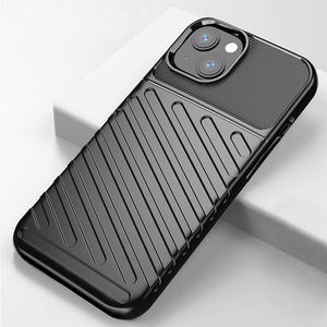 Thunder Case Joustava Kova Rugged Cover TPU Kotelo iPhone 13 mini vihreä