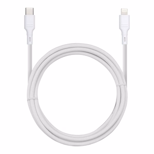 Kaapeli USB C - Lightning Blue Star 2,4A 27W 1m DC-001CL2.4 valkoinen