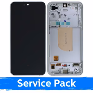 LCD-näyttö, yhteensopiva Samsung S711 S23 FE kehyksellä / Cream (Mint/Graphite/Purple/Indigo/Tangerine) (Service Pack)